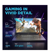 Lenovo Loq 15.6" Gaming Traditional Laptop Amd Ryzen 7 8845HS 16GB Ram Nvidia GeForce Rtx 4060 1TB Ssd Storage Windows 11 Home Fhd 144Hz - Grey