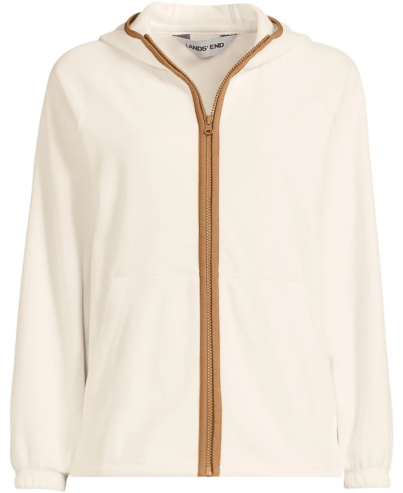 Lands' End Women's Anyweather RainDefense Fleece Full Zip Jacket