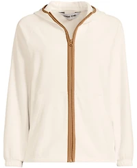 Lands' End Women's Anyweather RainDefense Fleece Full Zip Jacket