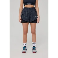 Oosc Elite 2 1 Running Shorts - Black Tiger