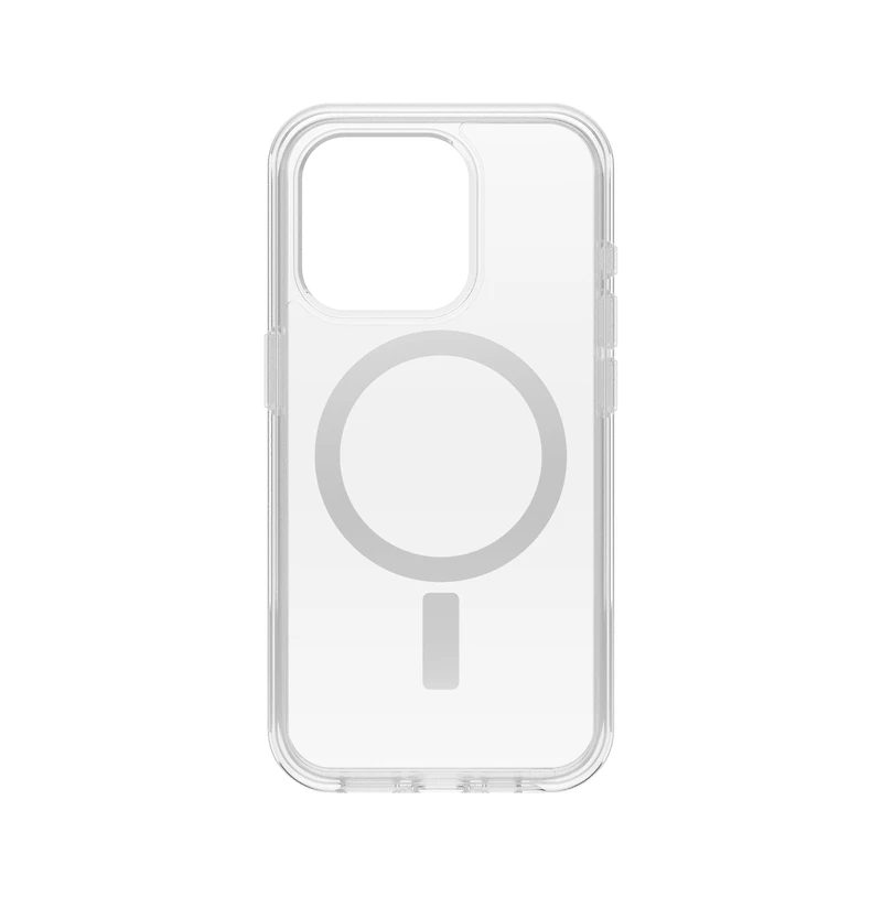 OtterBox Symmetry Plus Clear MagSafe Case for Apple iPhone 15 Pro-Clear