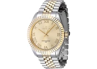 Invicta Men's 47404 Specialty Quartz 3 Hand Gold Dial Watch