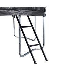 JumpKing 14' Round Trampoline with Safety Enclosure & Ladder Included – Black/Lime Green