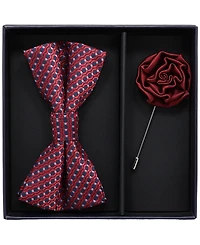 Ben Sherman Men's 2-Piece Pre-Tied Bow and Lapel Pin Box Set
