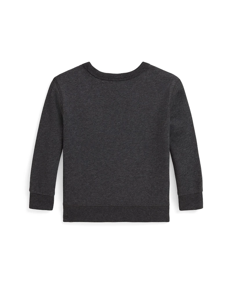 Polo Ralph Lauren Toddler and Little Boys Bear Heathered Fleece Sweatshirt