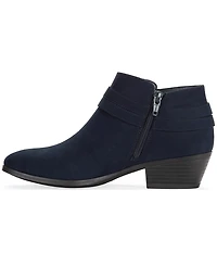 Style & Co Women's Willaa Belt Block Heel Booties, Macy's Exclusive