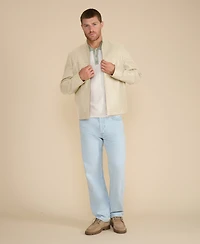 Furniq Uk Men's Leather Racer Jacket