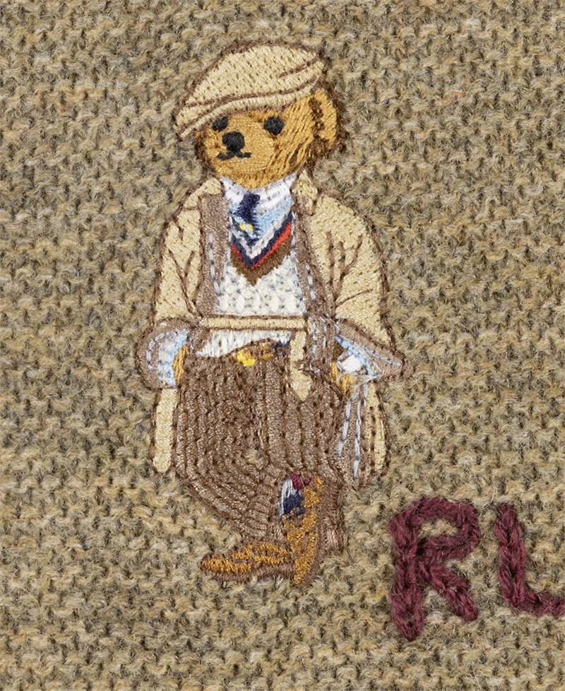 Polo Ralph Lauren Men's Charles Bear Patchwork Scarf