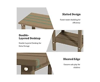 Decksplore Double-layer coffee table made of Hdpe