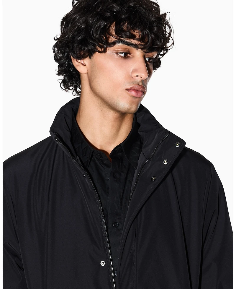 A|X Armani Exchange Men's Long Poly Bonded Sport Jacket