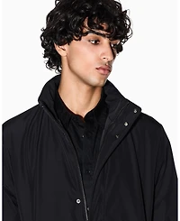 A|X Armani Exchange Men's Long Poly Bonded Sport Jacket