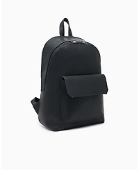 A|X Armani Exchange Men's Faux-Leather with Lettering Backpack