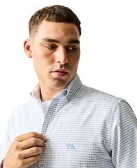Rodd & Gunn Men's Check Oxford 5 Long Sleeve Sports Fit Shirt