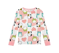 Squishmallow Girls 4-10 4-Piece Bunny Fleece Tight Fit Pajama Set