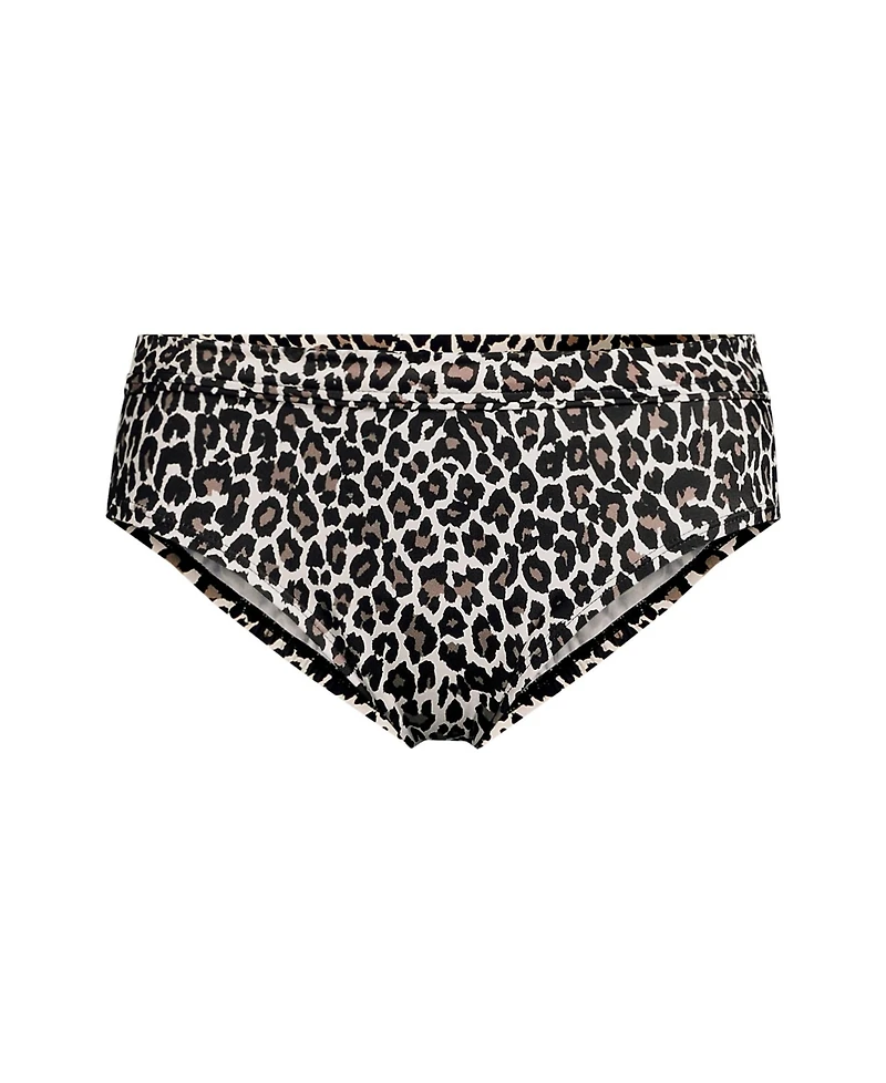 Lands' End Women's Mid Rise Bikini Bottoms