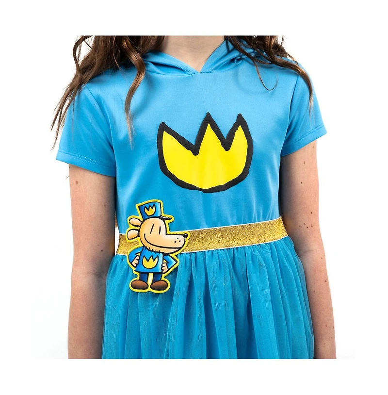 Dog Man Youth Girl Cosplay Dress With Tulle Skirt And 3D Ears Large (10/12)