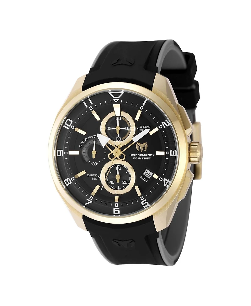 Technomarine Men's Tm- Ocean Quartz Black Dial Watch