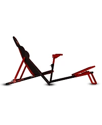Gtr Simulator Gta Compact V2 Foldable Racing Cockpit | Adjustable Sim Racing Frame with Real Bucket Seat | Direct Drive Ready | Compatible with Pc, Xb