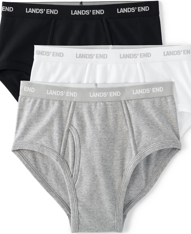 Lands' End Men's Knit Briefs 3 Pack