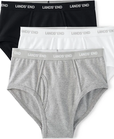 Lands' End Men's Knit Briefs 3 Pack