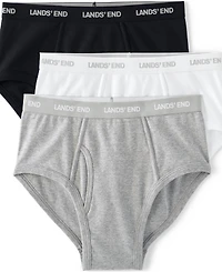 Lands' End Men's Knit Briefs 3 Pack