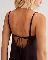 Nasty Gal Women's Satin Square Neck Maxi Slip Dress