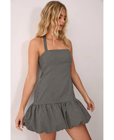 Nasty Gal Women's Structured Puffball Bandeau Mini Dress
