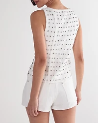 Nasty Gal Women's Studded Denim Corset Top