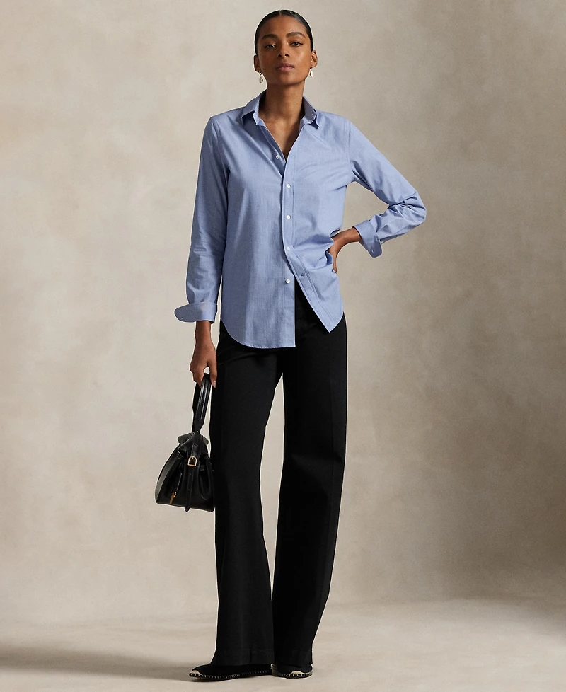 Polo Ralph Lauren Women's Stretch Slim Fit Cotton Shirt
