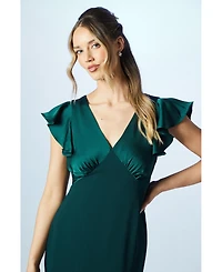 Coast Women's V Angel Short Sleeve Maxi Dress