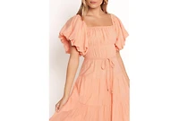 Petal and Pup Women's Julie Off Shoulder Midi Dress