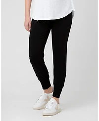 Ripe Maternity Comfy Black Jersey Lounge Pants for Women - Style
