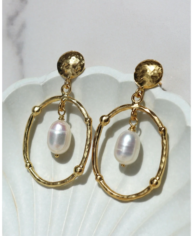 Ottoman Hands Sloane Drop Stud Earrings