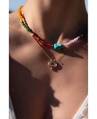 Ottoman Hands Alara Evil Eye Pendant Necklace