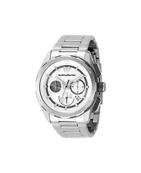 Technomarine Men's Tm-318091 Ocean Quartz Silver Dial Watch