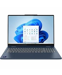 Lenovo IdeaPad 5 16IAL10 16" Wuxga 2-in-1 Touchscreen Laptop, Intel Core Ultra 7 255U 2.0GHz, 16GB Ram, 512GB Ssd, Windows 11 Home, Cosmic Blue