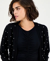 I.n.c. International Concepts Women's Allover Embellished Cardigan Sweater, Macy's Exclusive
