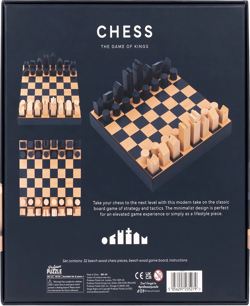 Professor Puzzle Chess The Game Of Kings Board Game