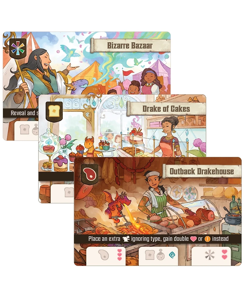Lucky Duck Games Flamecraft Dragon Placement Game