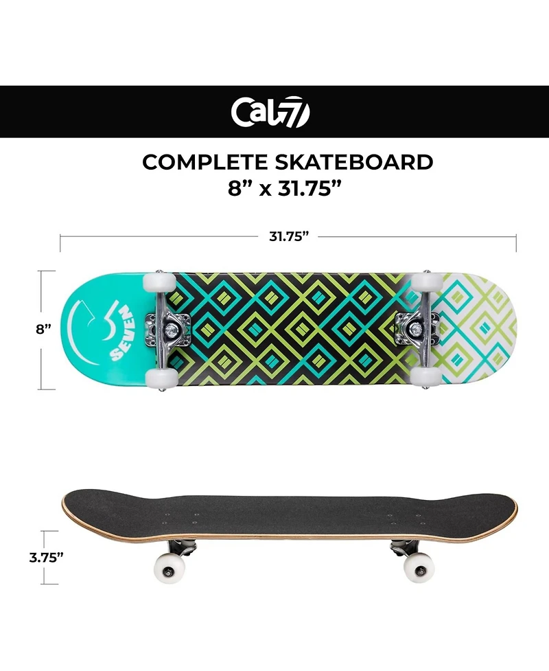 Cal 7 Complete 8 Inches Inch Skateboard - Panel