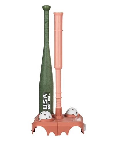 Franklin Sports Usa Softball Kids Softball and Baseball Batting Tee Set