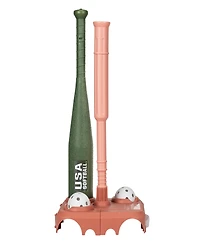 Franklin Sports Usa Softball Kids Softball and Baseball Batting Tee Set