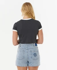 Rip Curl Women's Keepsakes Baby Short Sleeve T-Shirt