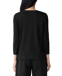 Eileen Fisher Women's Round Neck T-shirt