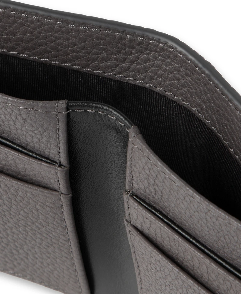 Cole Haan Men's Rfid Two-Tone Pebbled Leather Slimfold Wallet