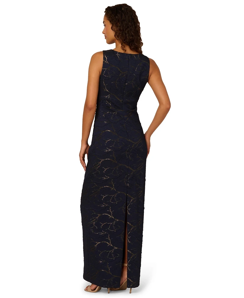 Adrianna Papell Women's Sleeveless Column Gown
