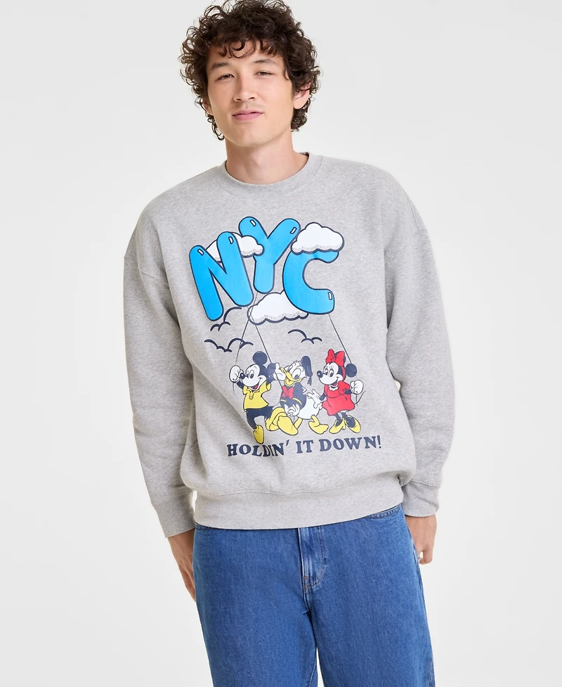 Disney | Macy's Unisex Mickey & Friends Nyc Crewneck Sweatshirt, Exclusive