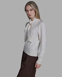 Bcbg Women's Collared Pull-on Sweater