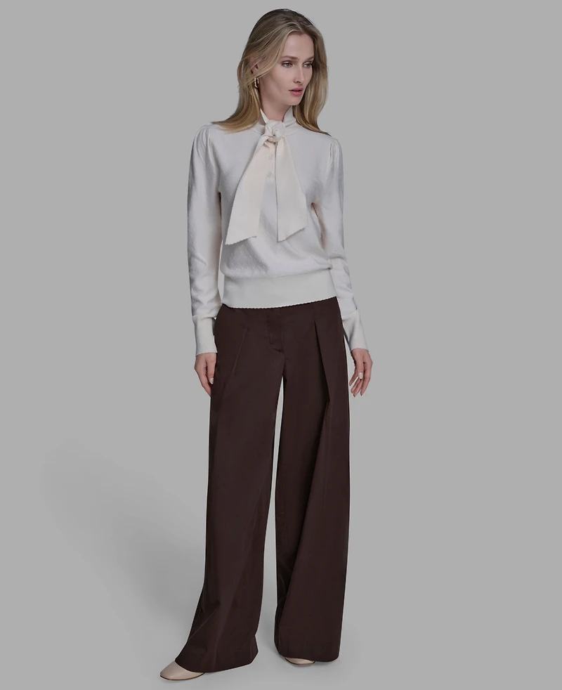 Bcbg Women's Collared Pull-on Sweater