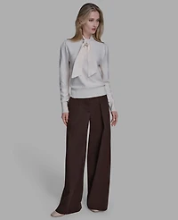 Bcbg Women's Collared Pull-on Sweater